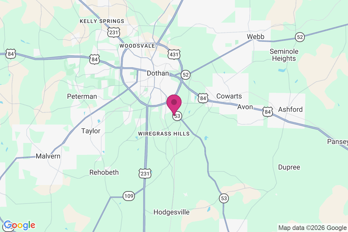 Carte de Southside Acres