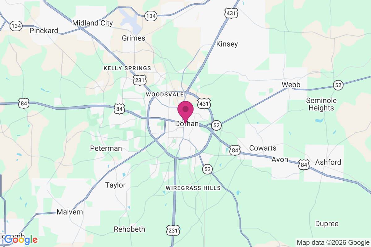 Carte de Dothan
