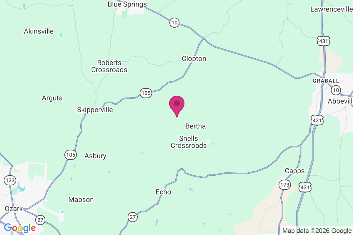 Carte de Barefield Crossroads