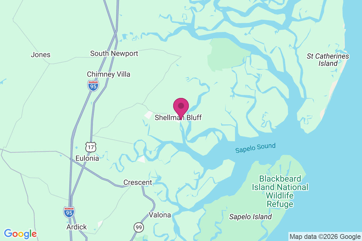 Carte de Shellman Bluff