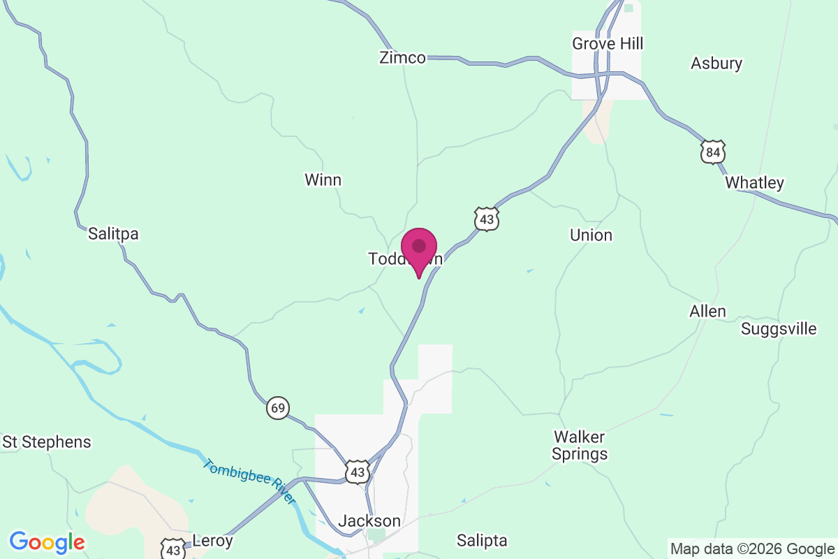 Carte de Toddtown