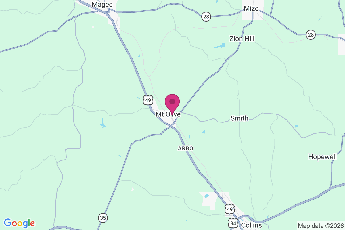 Carte de Mount Olive