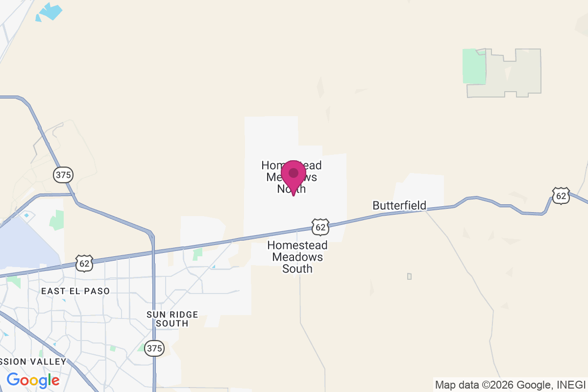Carte de Homestead Meadows