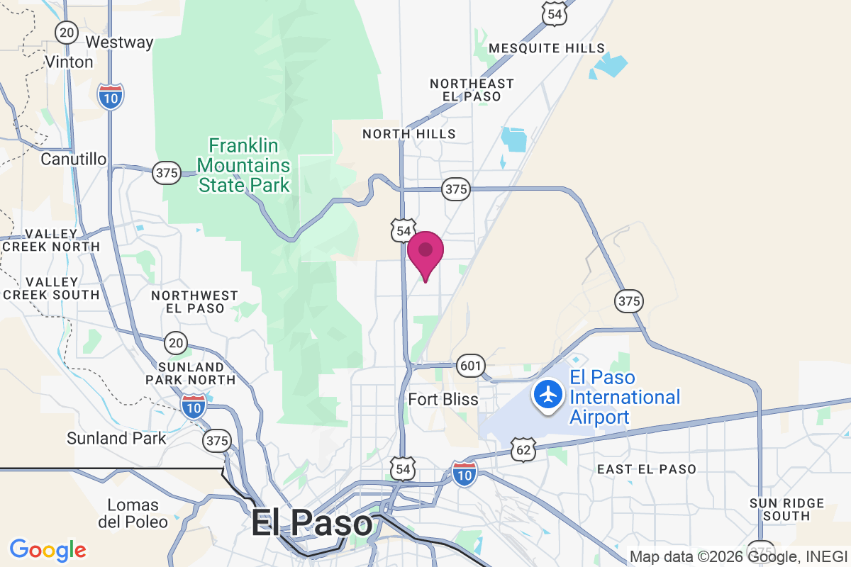 Carte de Del Norte Acres