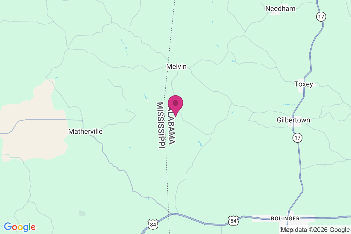 Carte de Evansboro