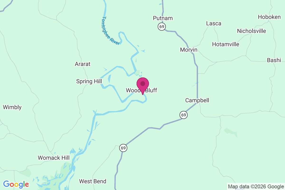 Carte de Woods Bluff