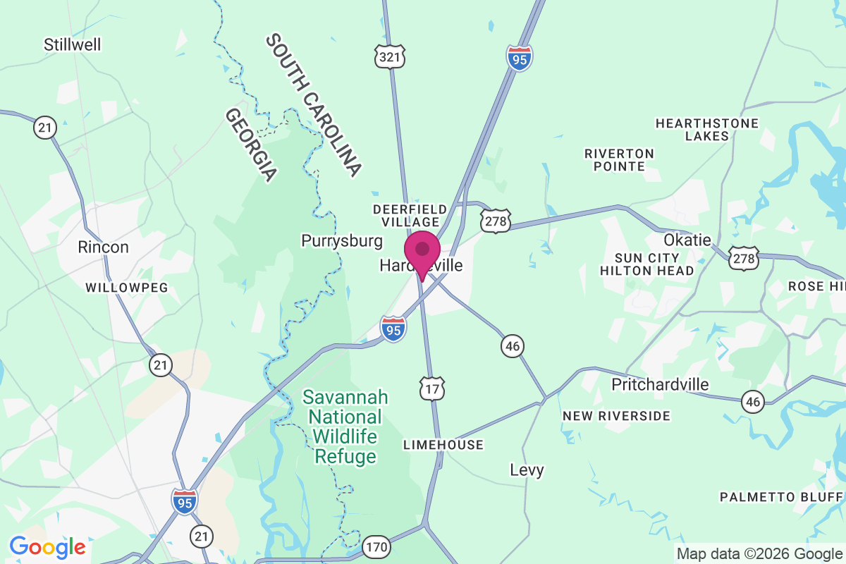 Carte de Hardeeville