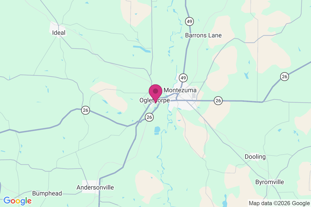 Carte de Oglethorpe