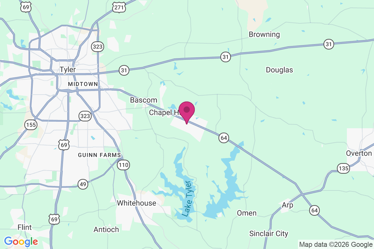Carte de New Chapel Hill