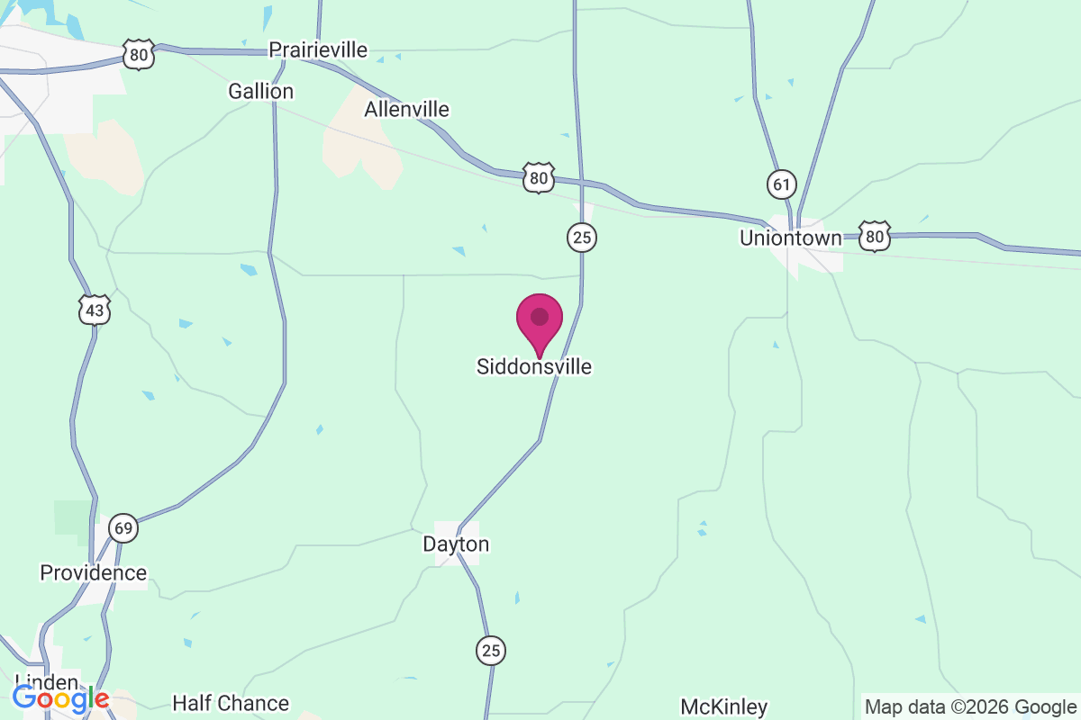 Carte de Siddonsville