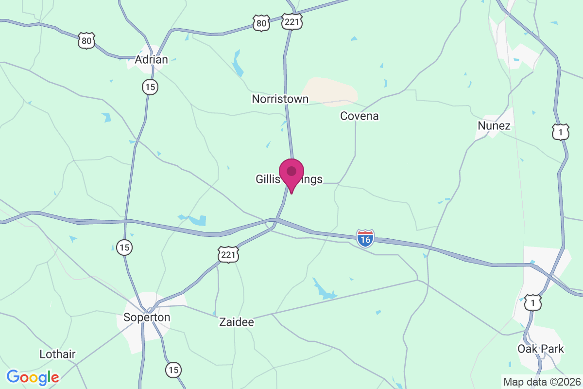 Carte de Gillis Springs