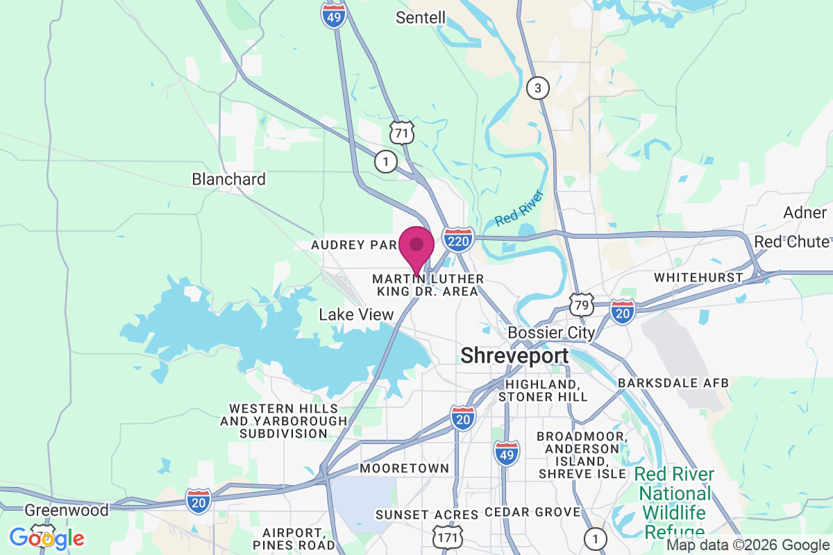 Carte de North Shreveport