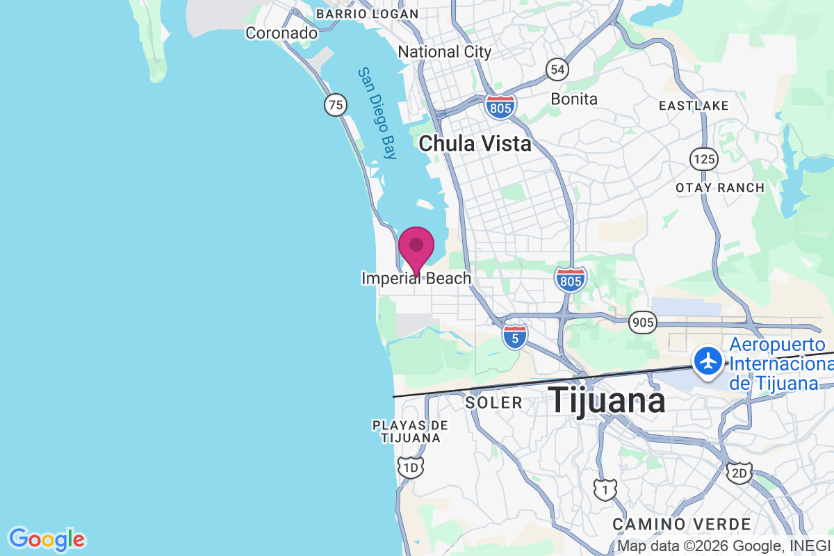 Carte de Imperial Beach