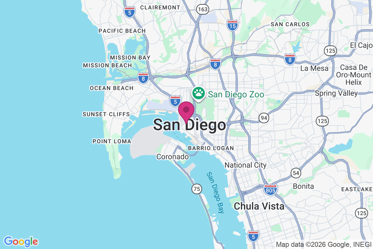 Carte de San Diego