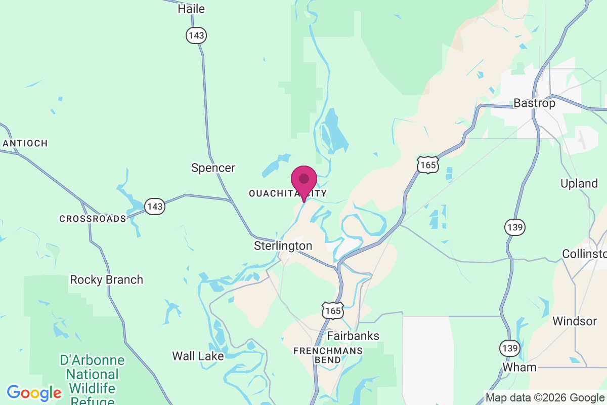 Carte de Ouachita City
