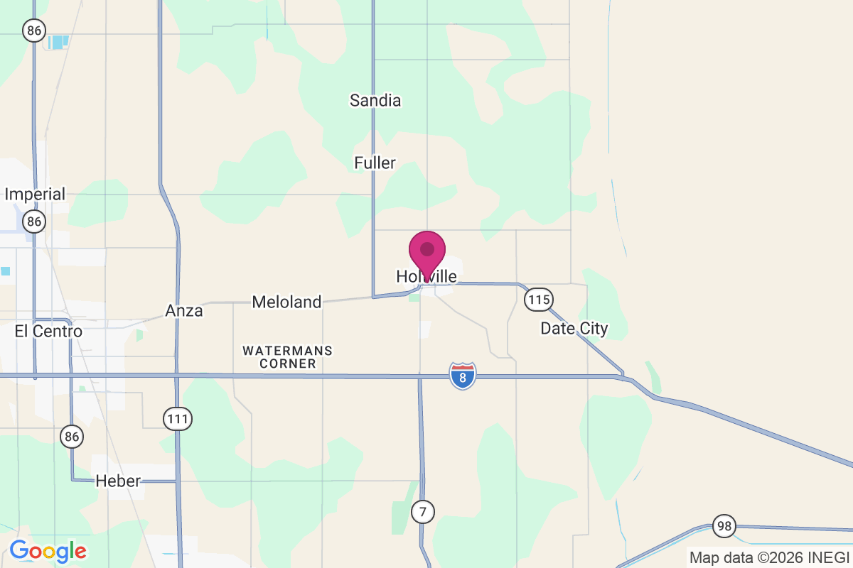 Carte de Holtville