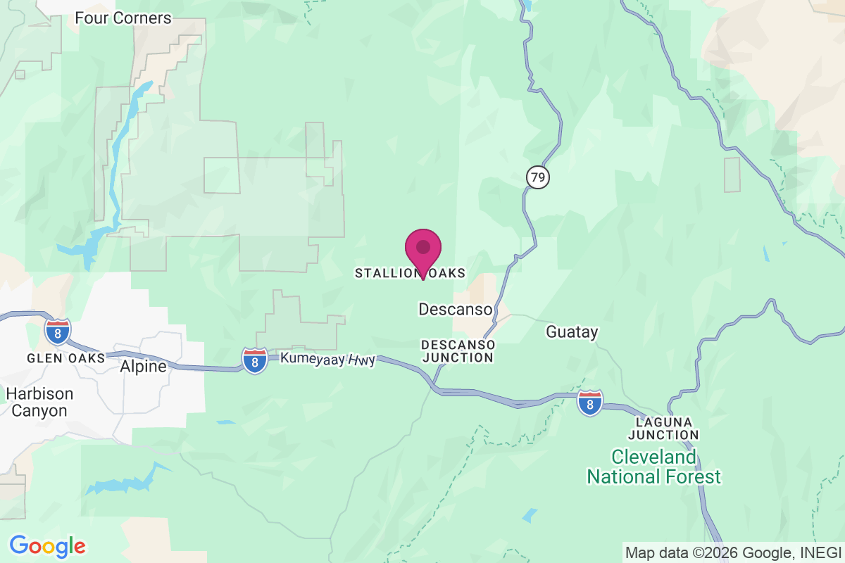 Carte de Stallion Oaks
