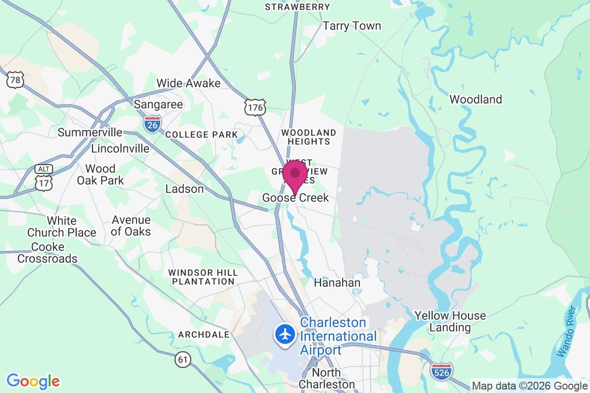 Carte de Goose Creek