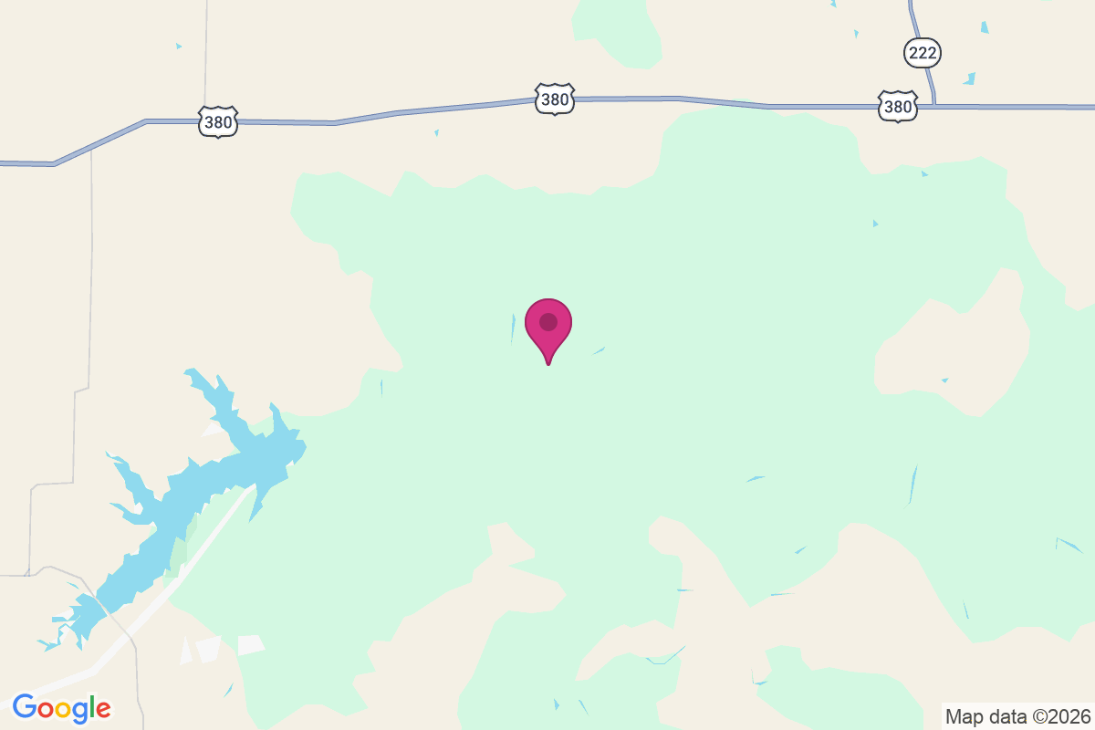 Carte de Coody Crossing
