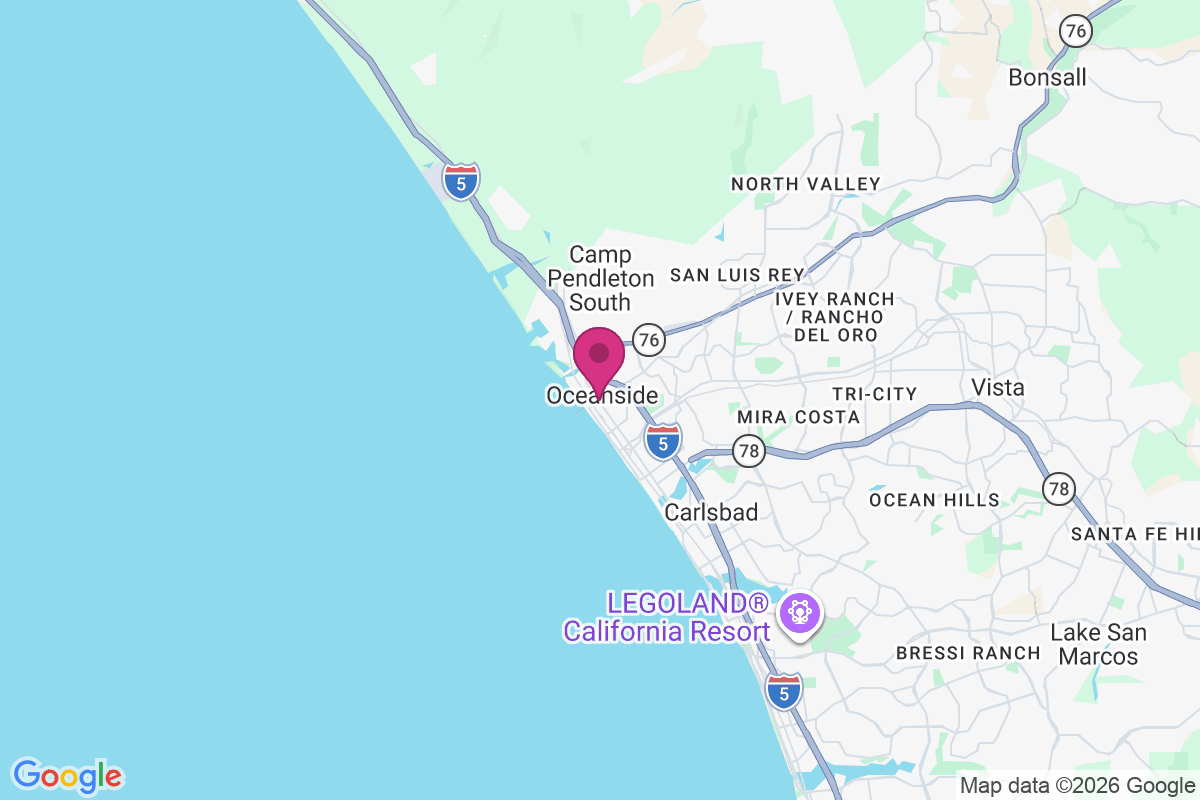 Carte de Oceanside