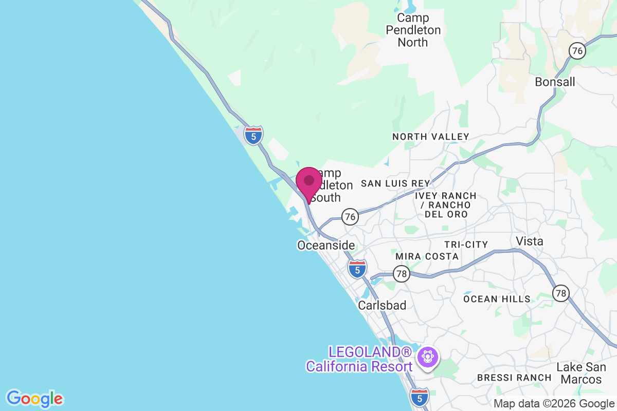 Carte de Fallbrook Junction