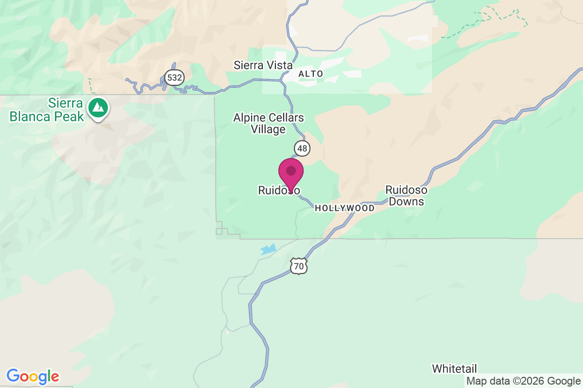 Carte de Ruidoso
