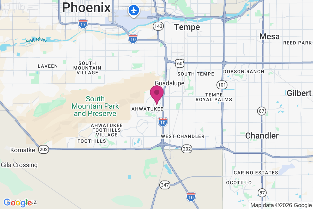 Carte de Ahwatukee