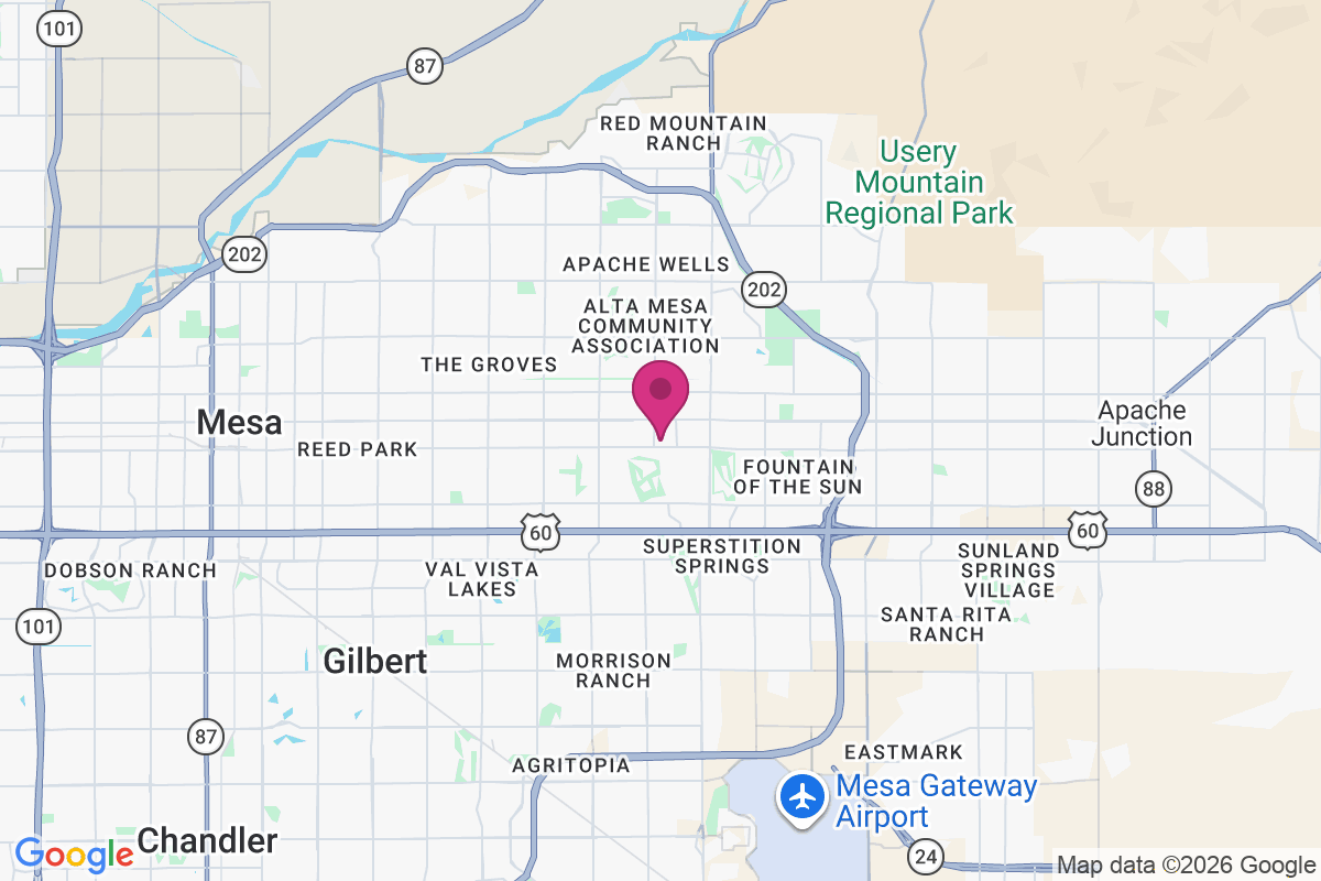 Carte de Mesa Shadows East Mobile Home Park