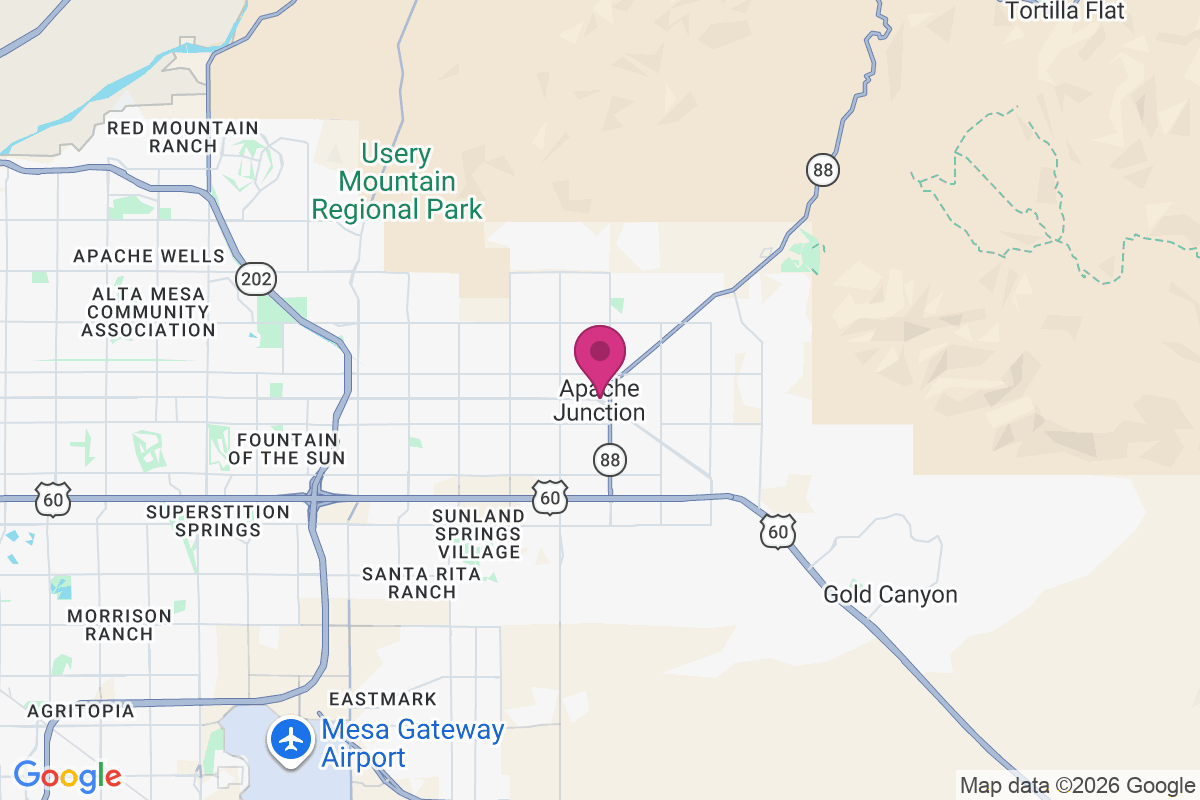 Carte de Apache Junction