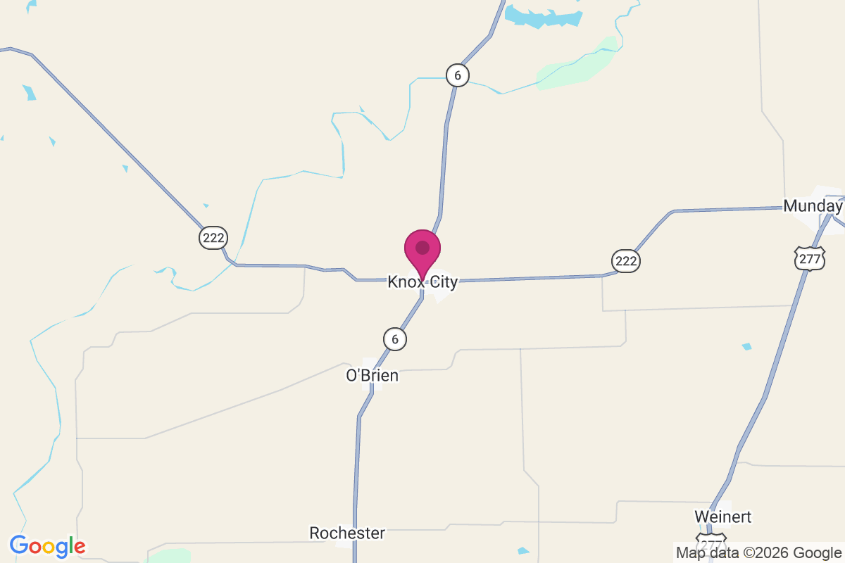 Carte de Knox City
