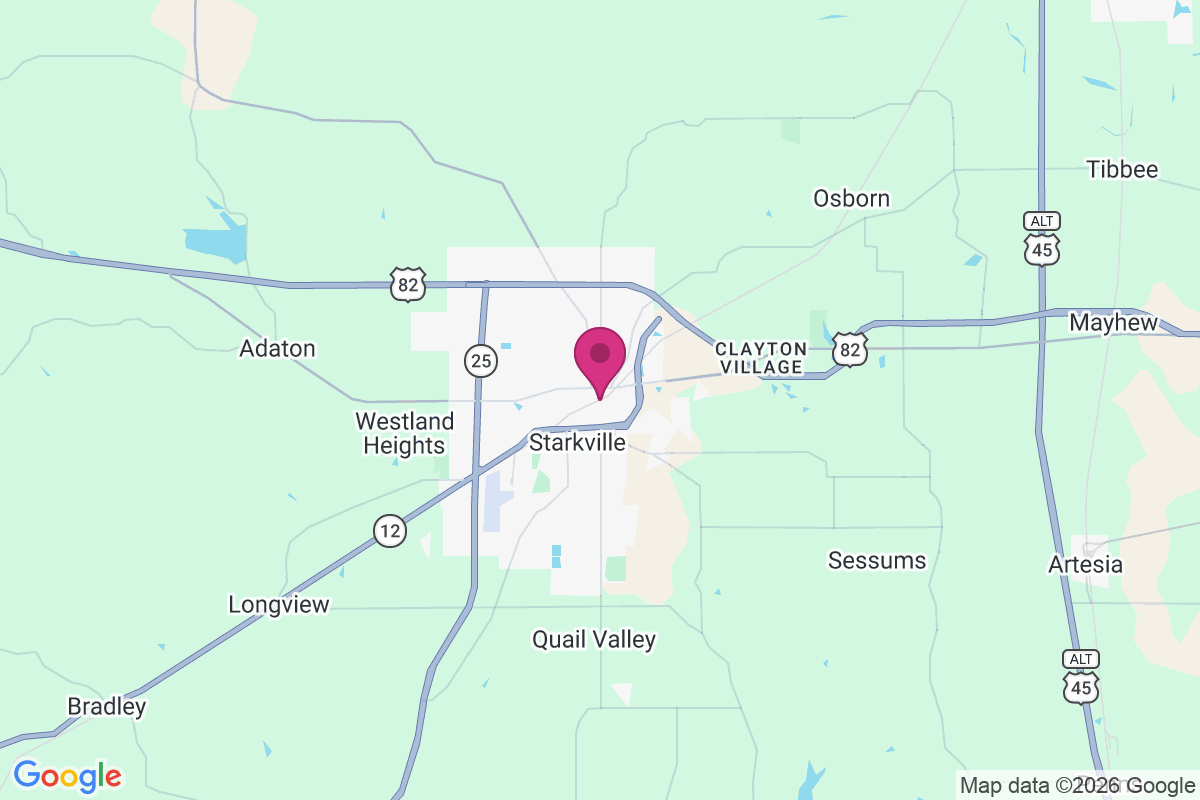 Carte de Mississippi State