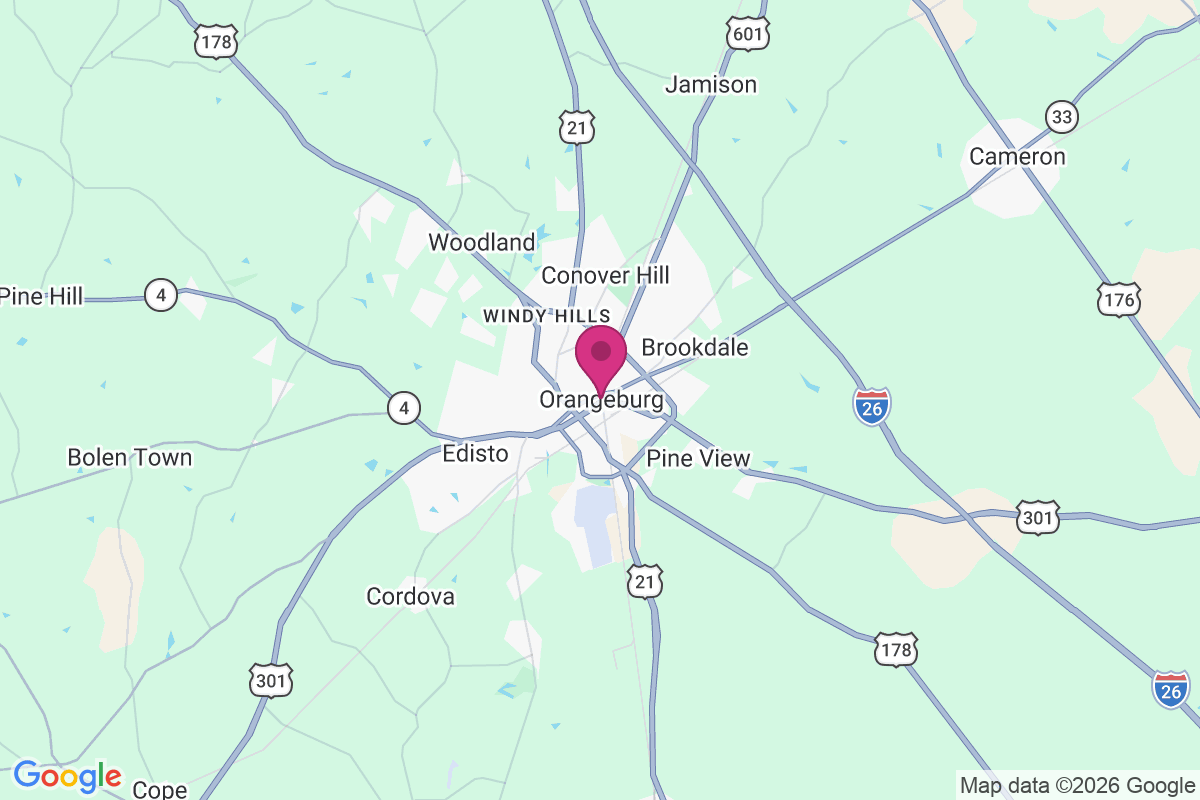 Carte de Orangeburg