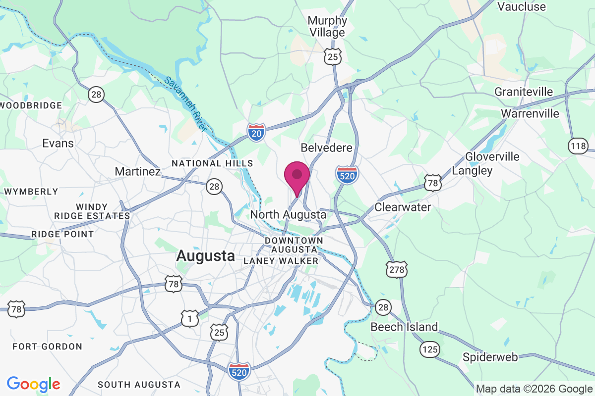 Carte de North Augusta
