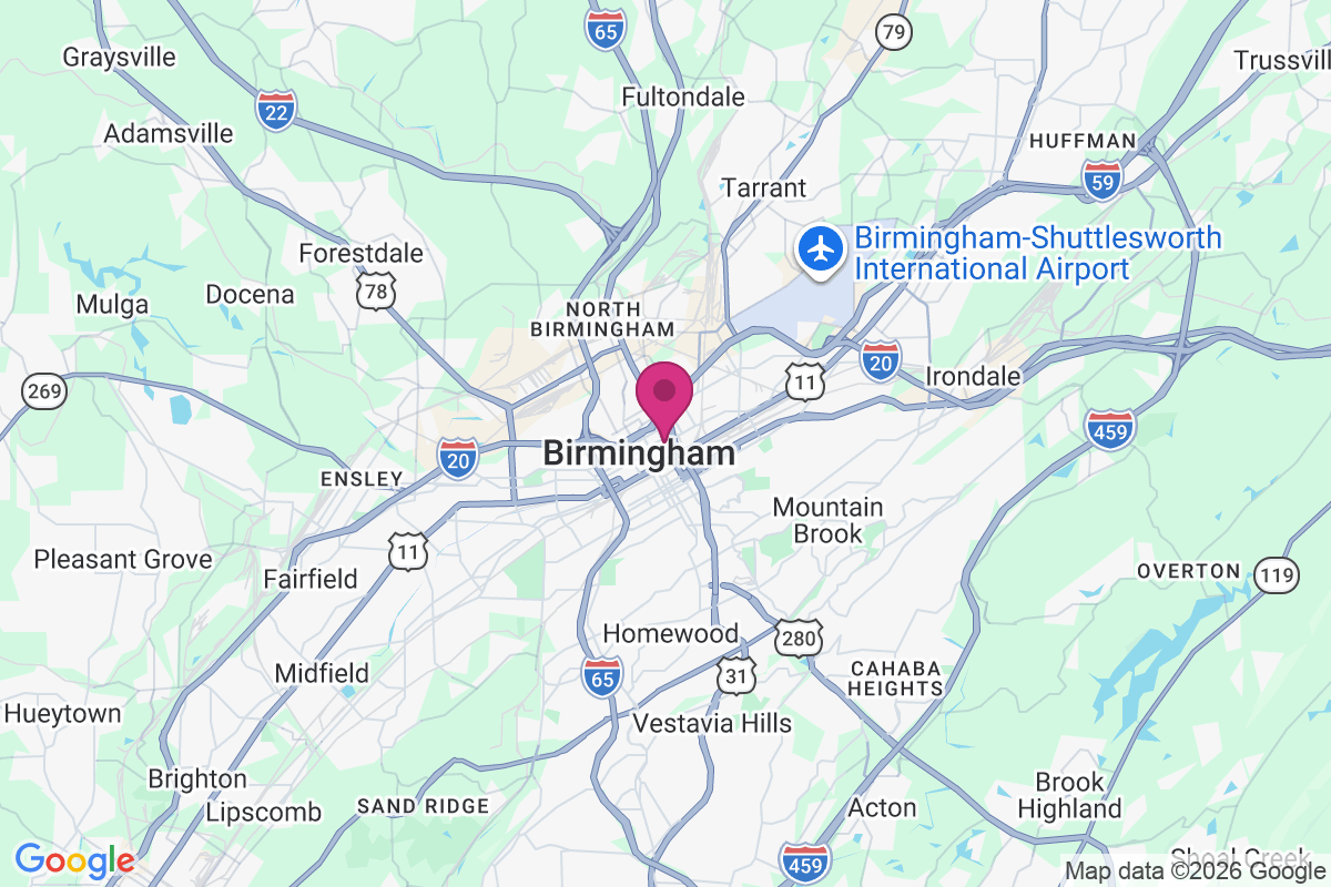Carte de Birmingham