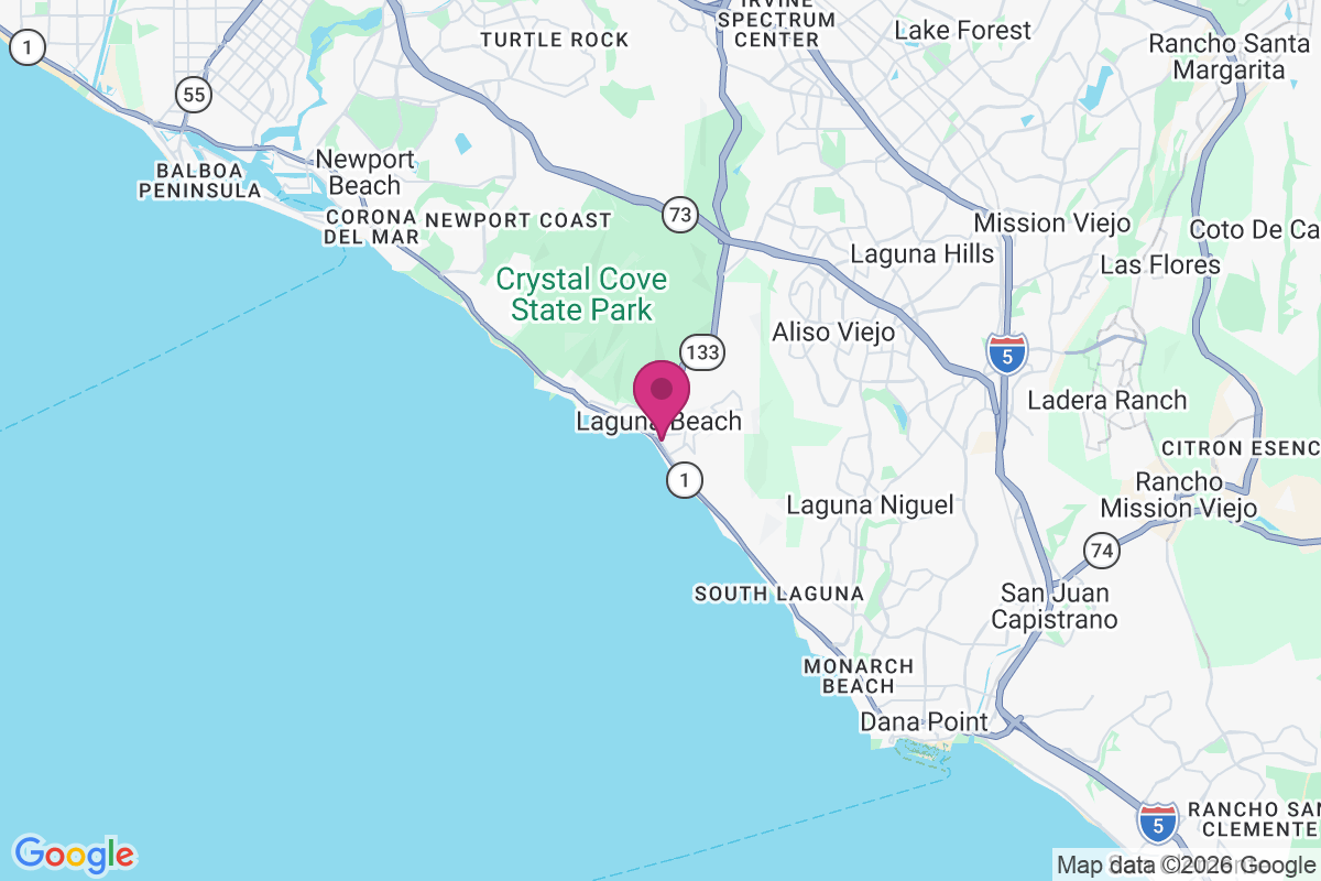Carte de Laguna Beach