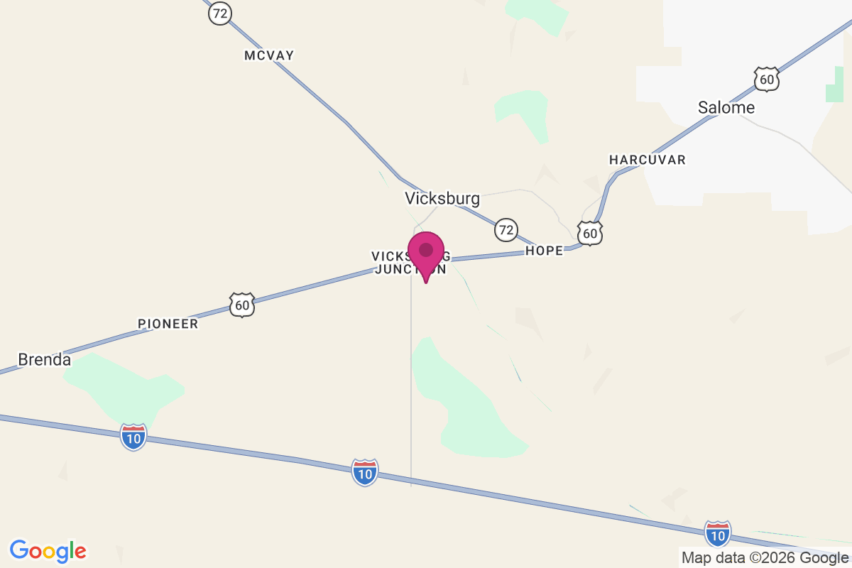 Carte de Vicksburg Junction