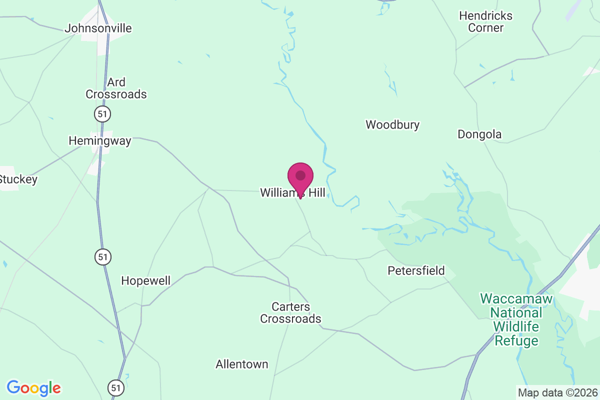 Carte de Williams Hill