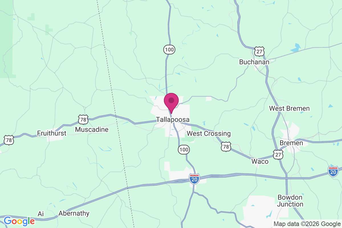Carte de Old Tallapoosa