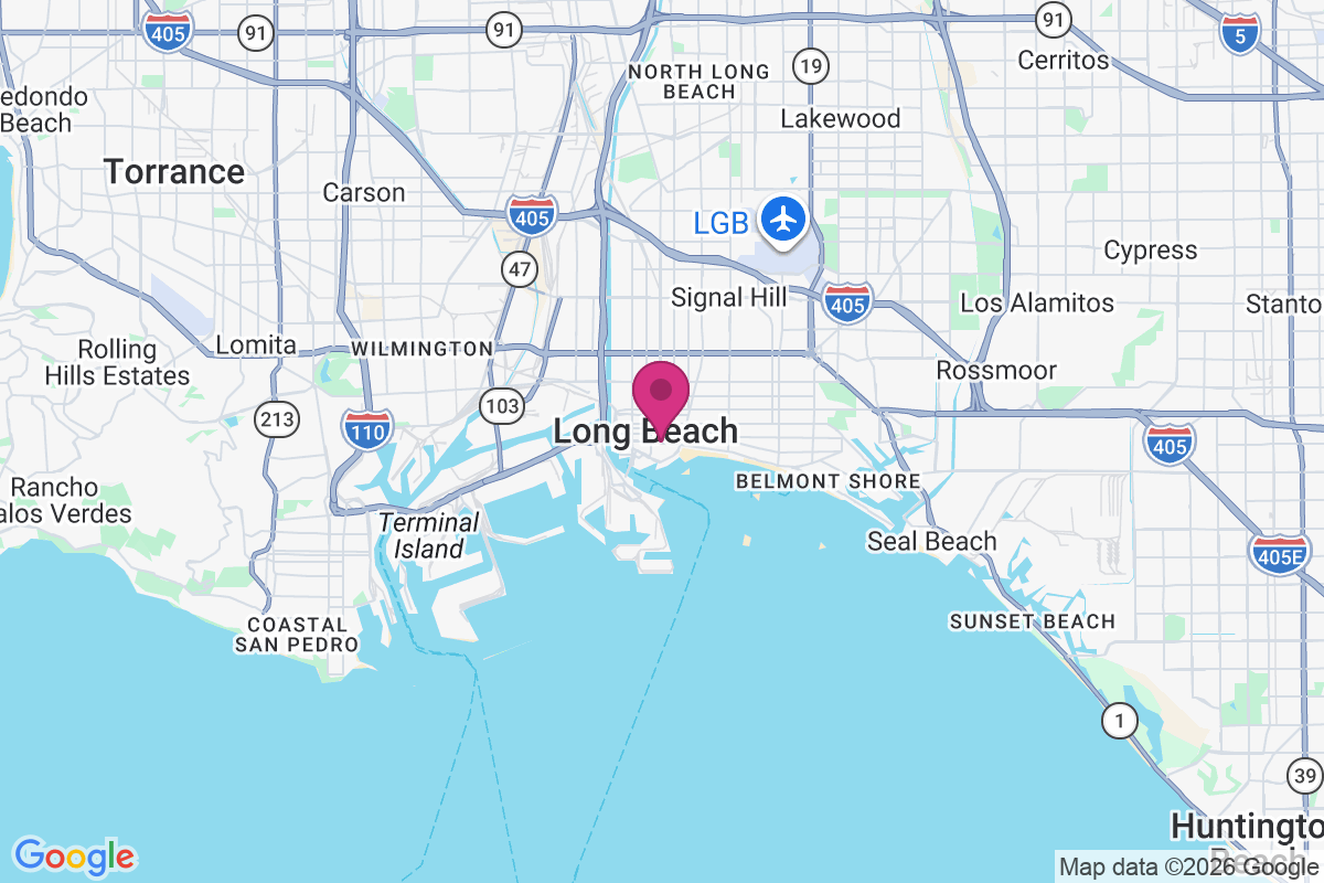 Carte de Long Beach