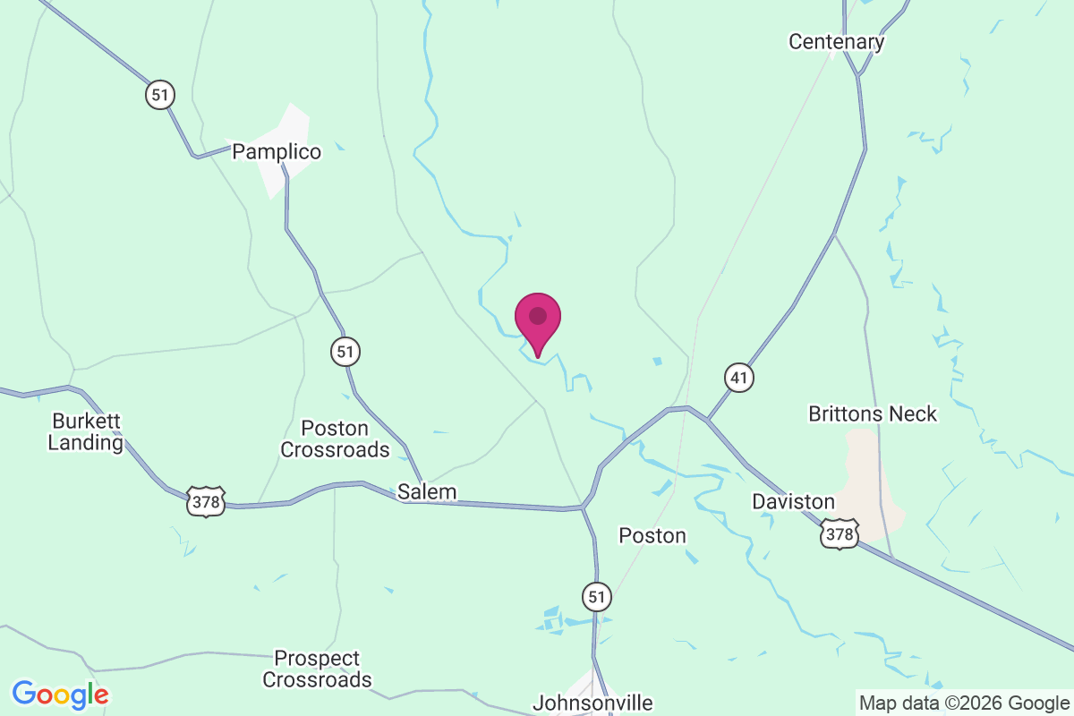 Carte de Bostick Landing