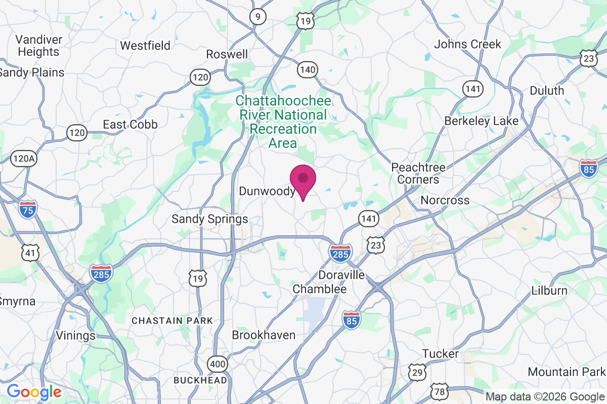 Carte de Dunwoody Corners