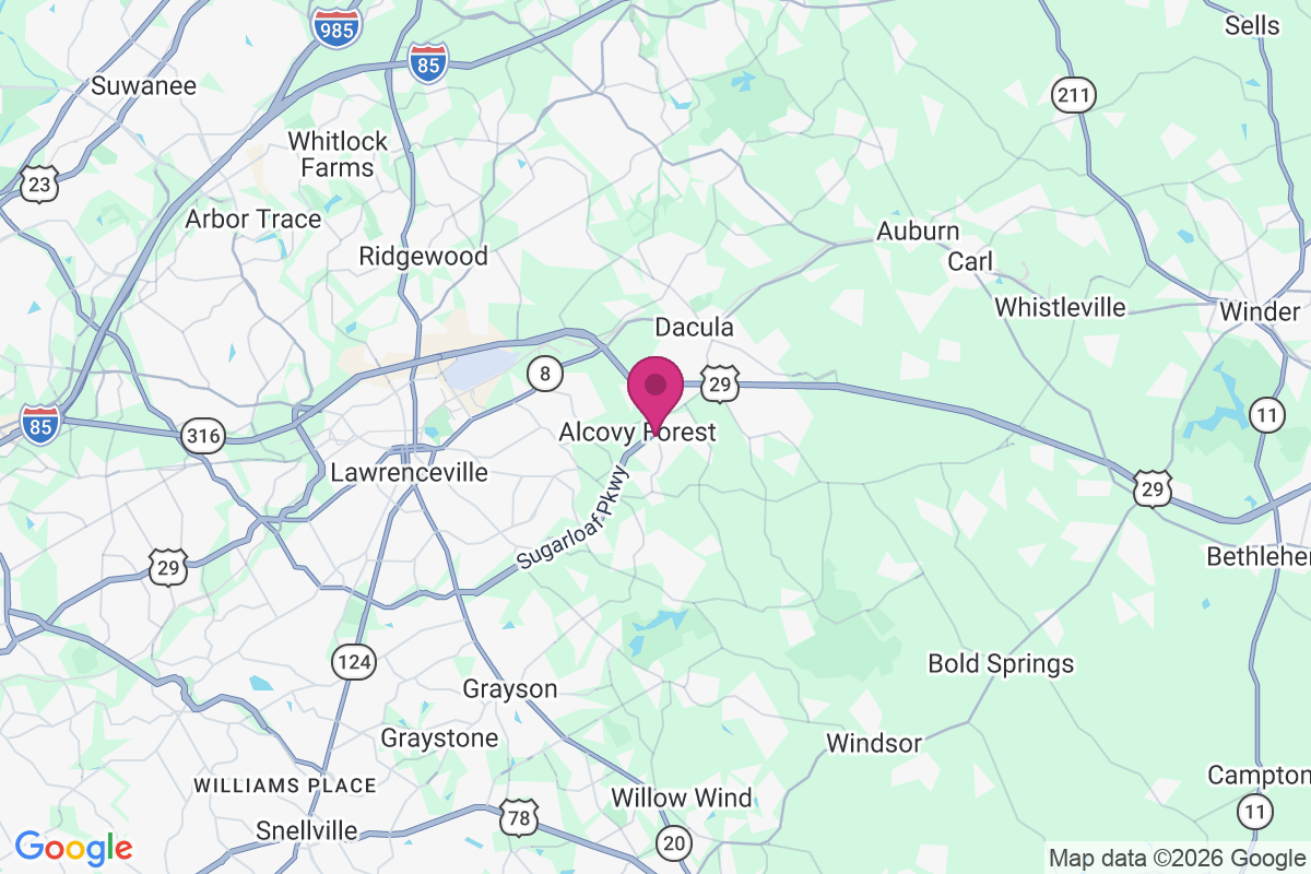 Carte de Alcovy Forest