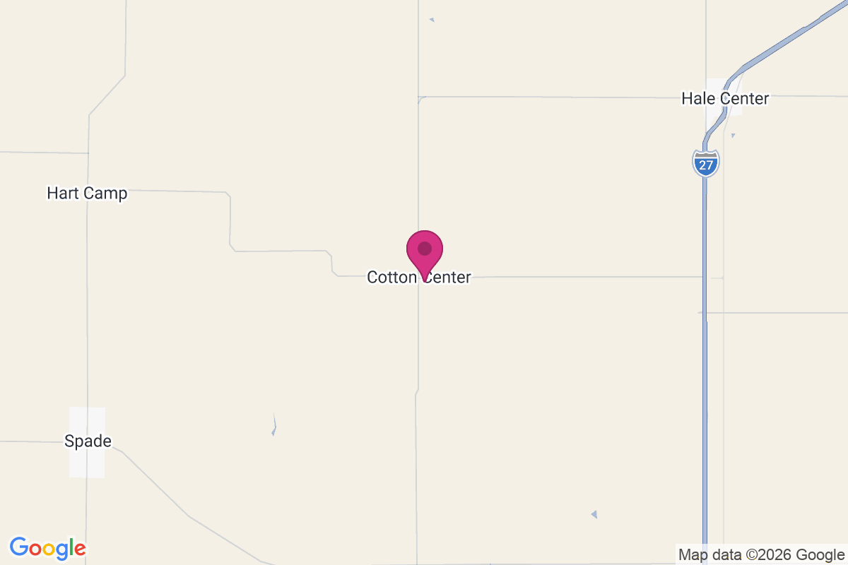 Carte de Cotton Center