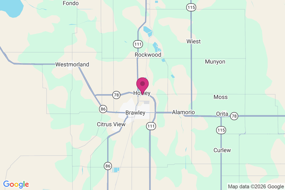 Carte de Hovley