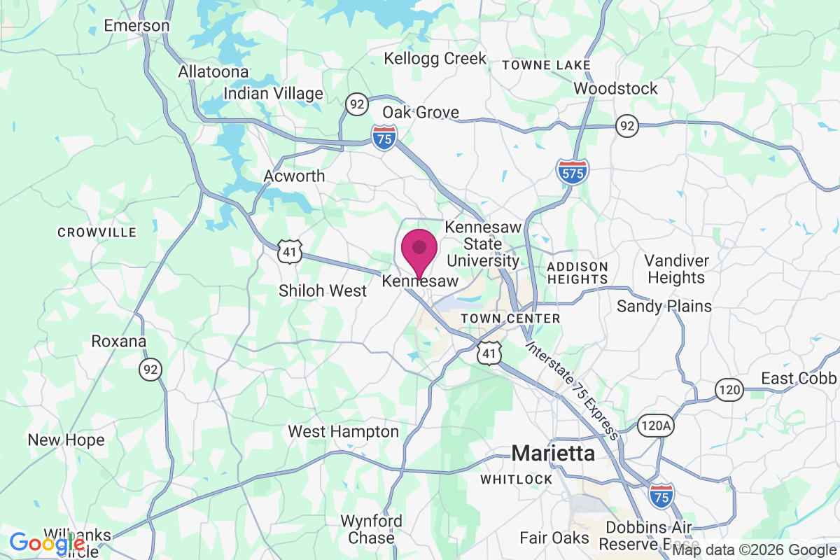 Carte de Kennesaw