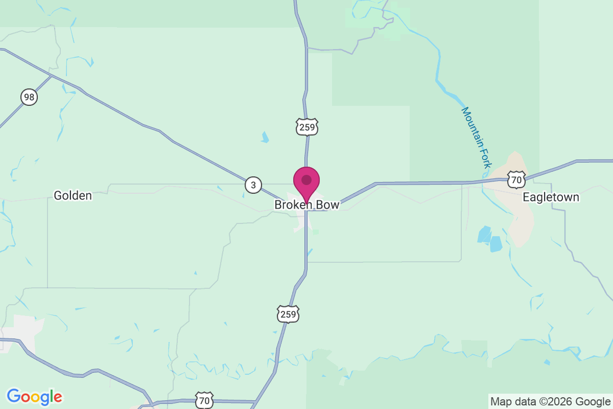 Carte de Broken Bow