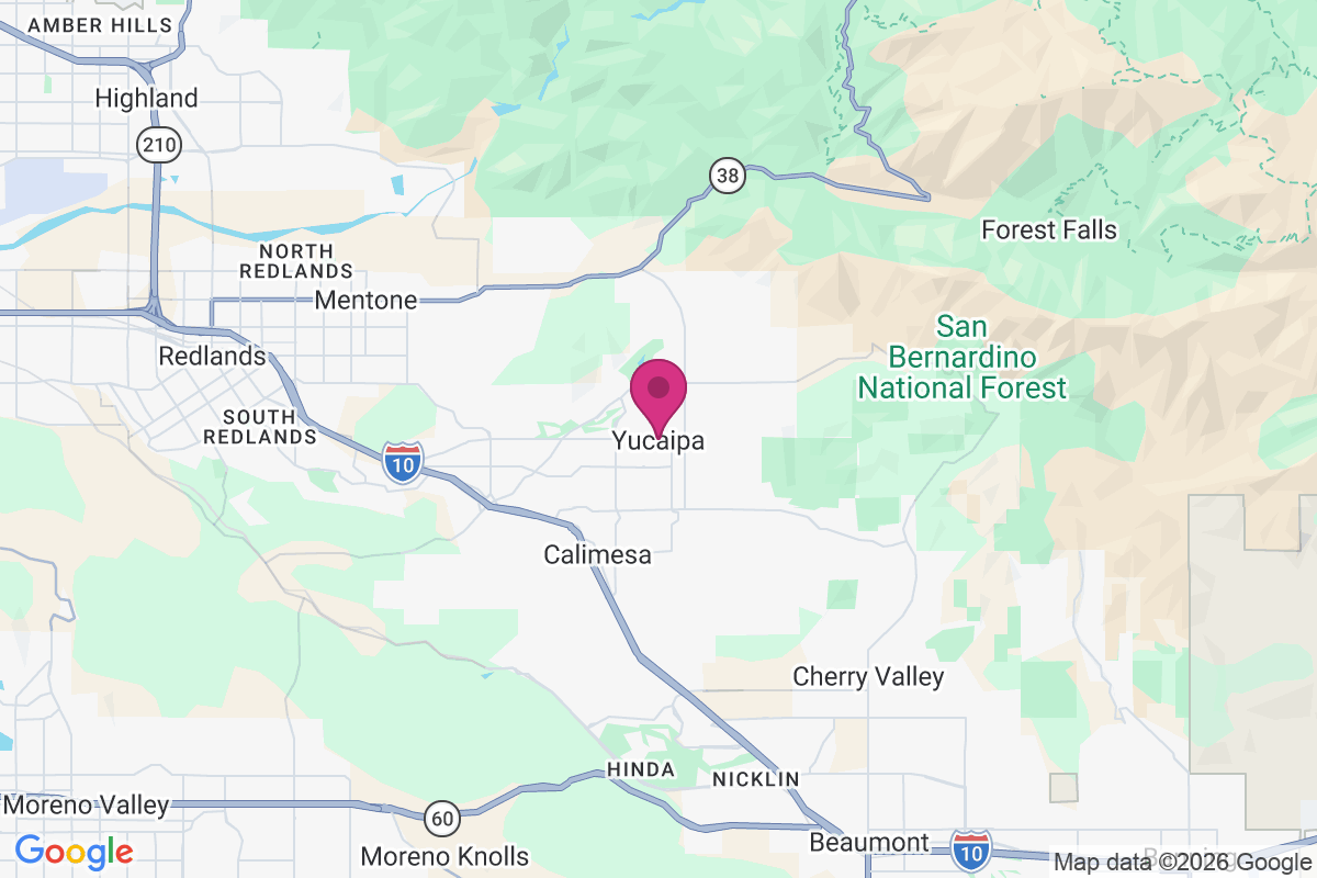 Carte de Yucaipa
