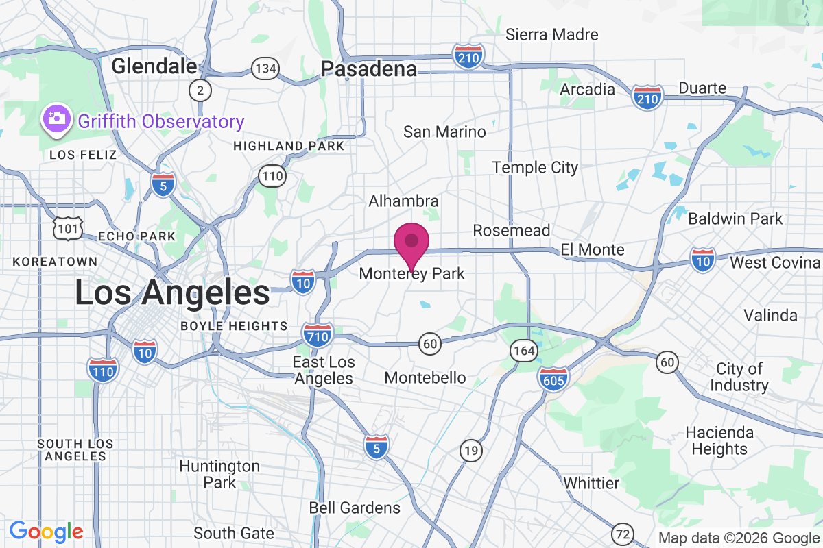 Carte de Monterey Park