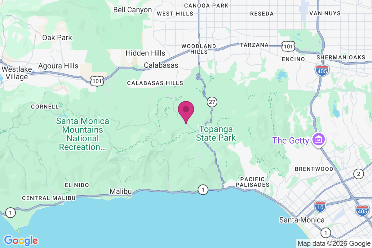 Carte de Topanga Park