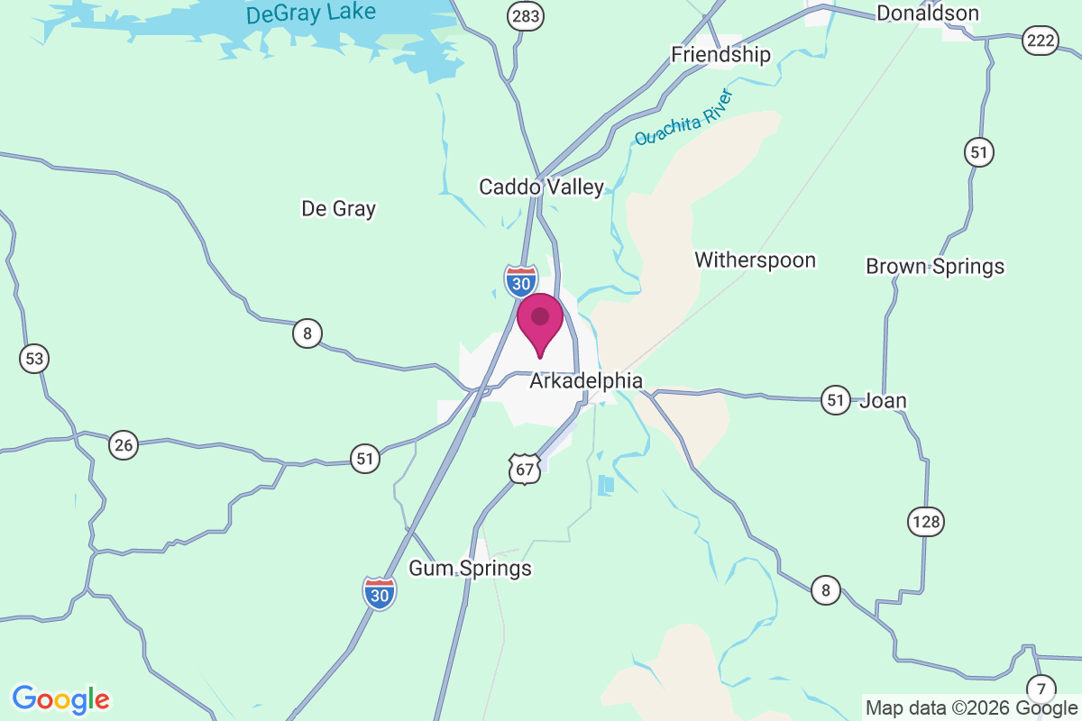 Carte de Arkadelphia